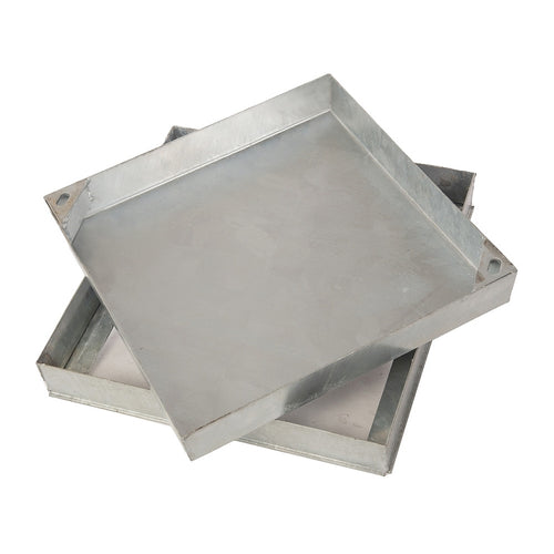 Galco - 600 x 600 10 T Hot Dip Galvanized Recessed Cover & Frame 100mm (95mm Recess)
