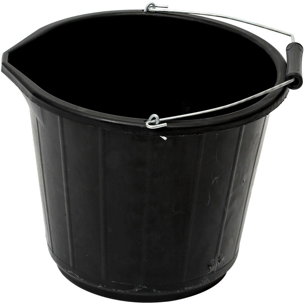 Plastic Bucket Black - 3 Gallon