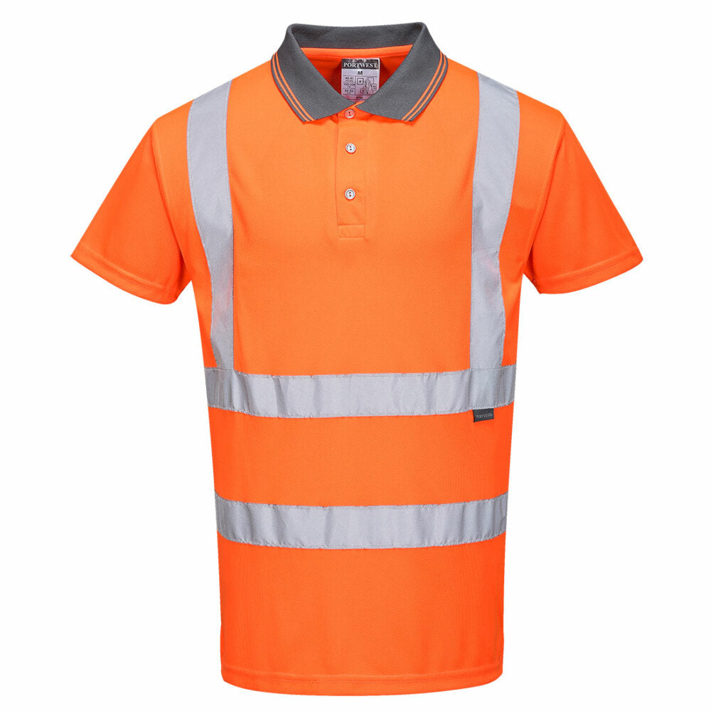 Portwest  - Hi-Vis Short Sleeved Polo RIS - Orange