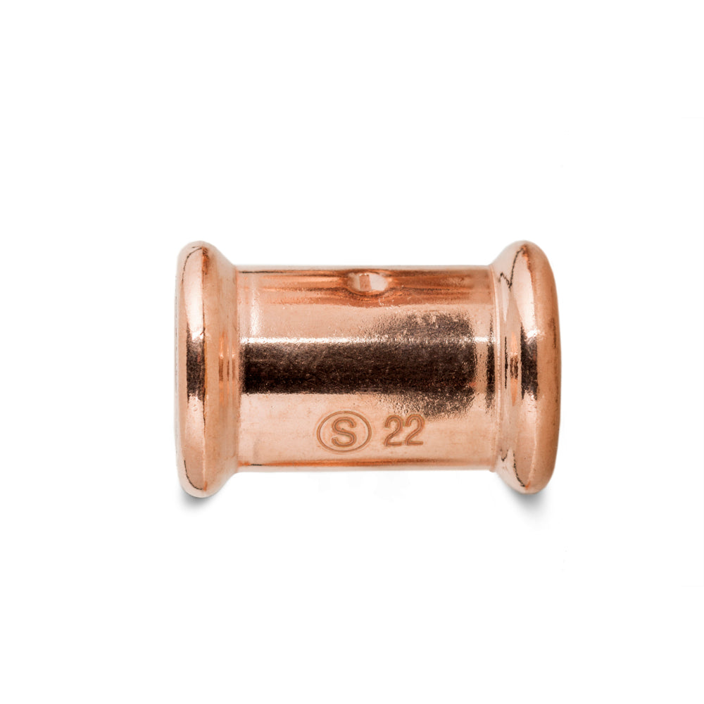 Instantor Copper Press Straight Coupler 15mm