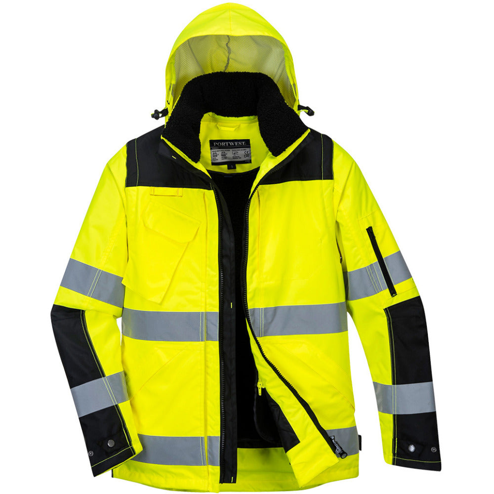 Portwest  - Pro Hi-Vis 3-in-1 Jacket - Yellow/Black