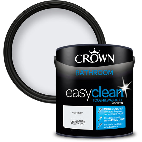 Crown Easyclean Bathroom Clay White 2.5L