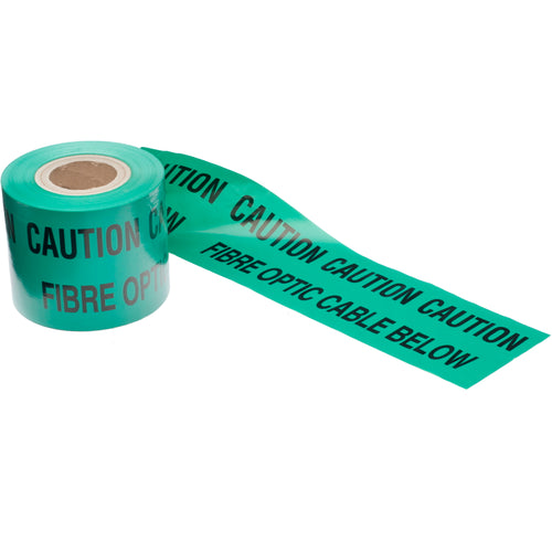 Ultra Grip Tape Caution Fibre Optic Cable 150mm x 365m