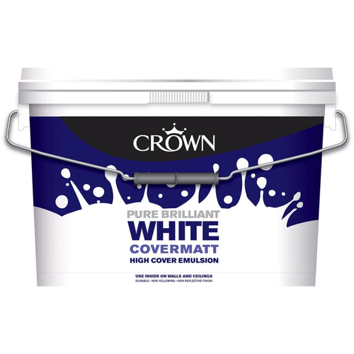 Crown Covermatt Brilliant White 10lt