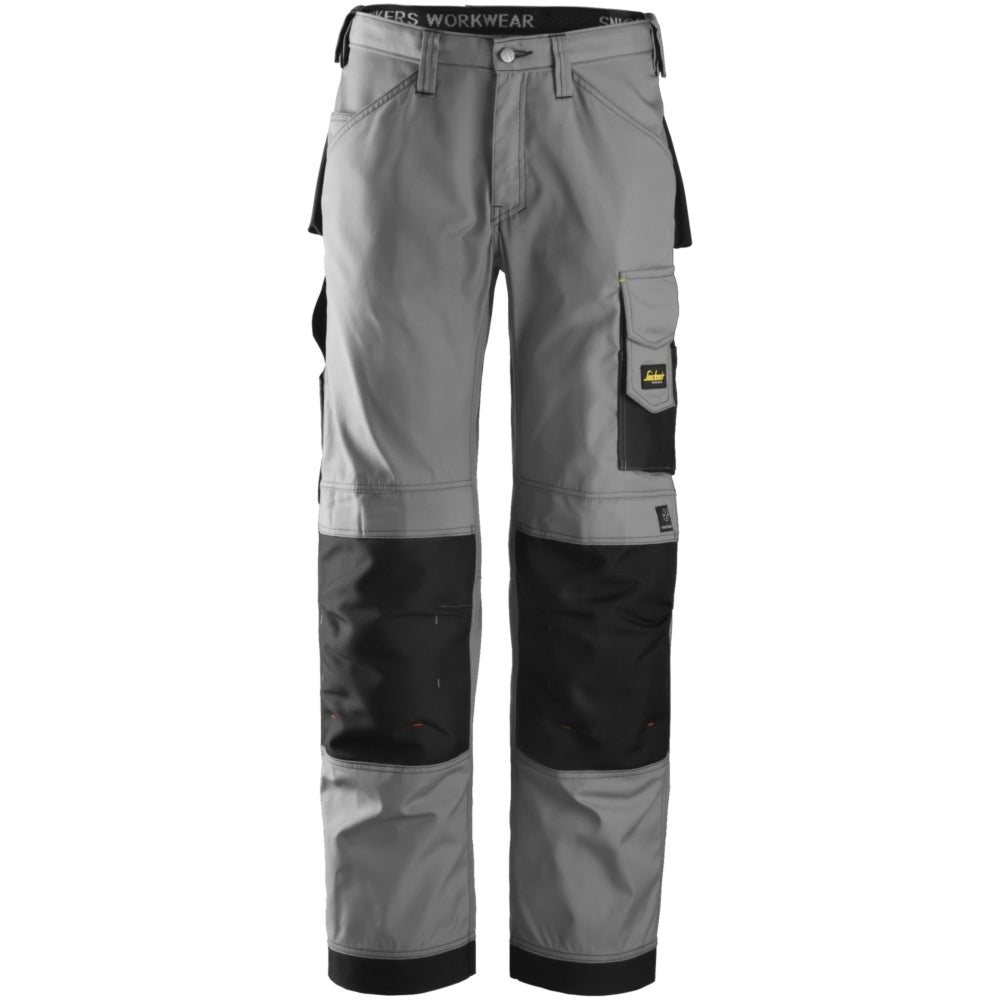 Snickers - Craftsmen Trousers, Rip-Stop - Grey\\Black