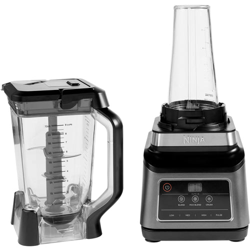 Ninja 700ml Personal Blender with Auto-iQ Black and Silver