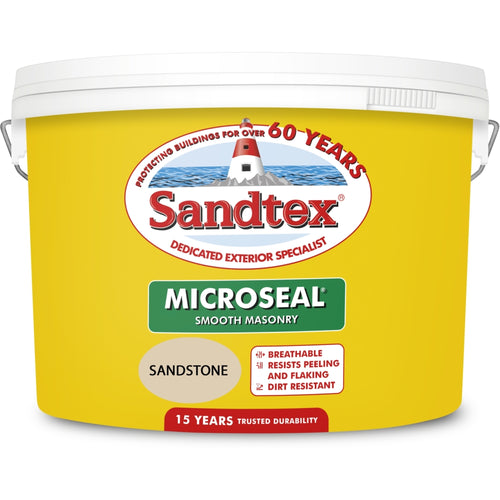 Sandtex Microseal Smooth Masonry Sandstone 10L
