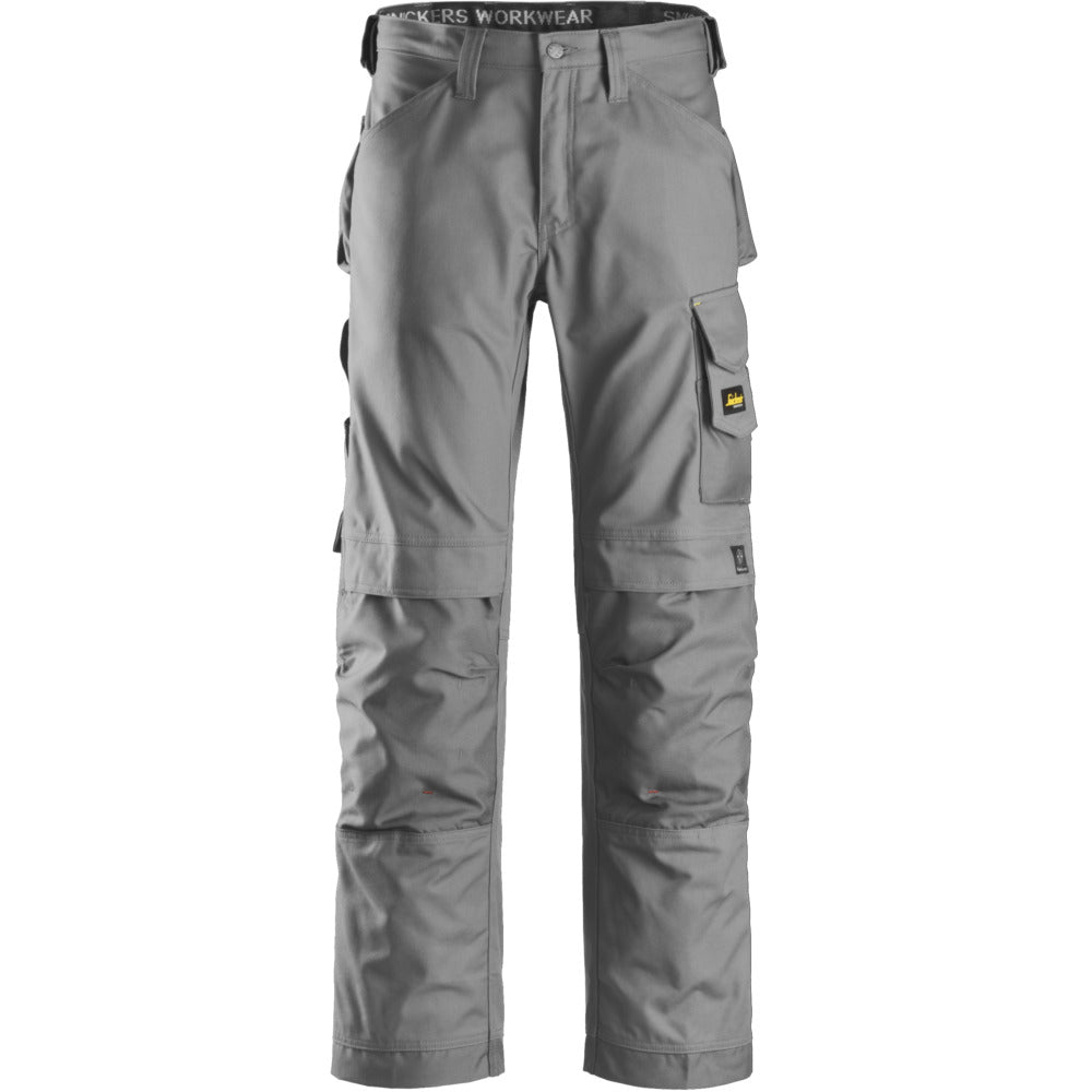 Snickers - Craftsmen Trousers, Canvas+ - Grey\\Grey