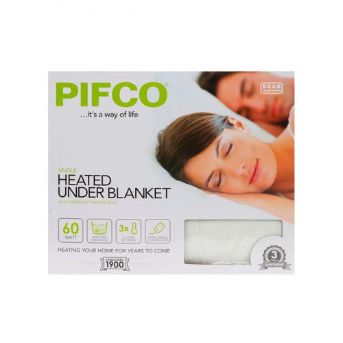 Pifco - Electric Underblanket Dual Control - Single