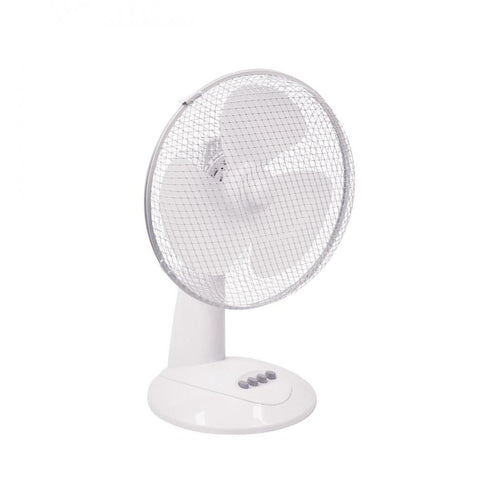 Prem-I-Air - Oscillating Desktop Fan White  - 12in