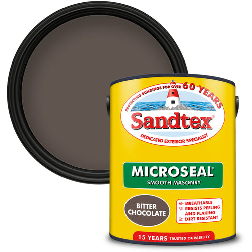 Sandtex Microseal Smooth Masonry Bitter Chocolat 5L