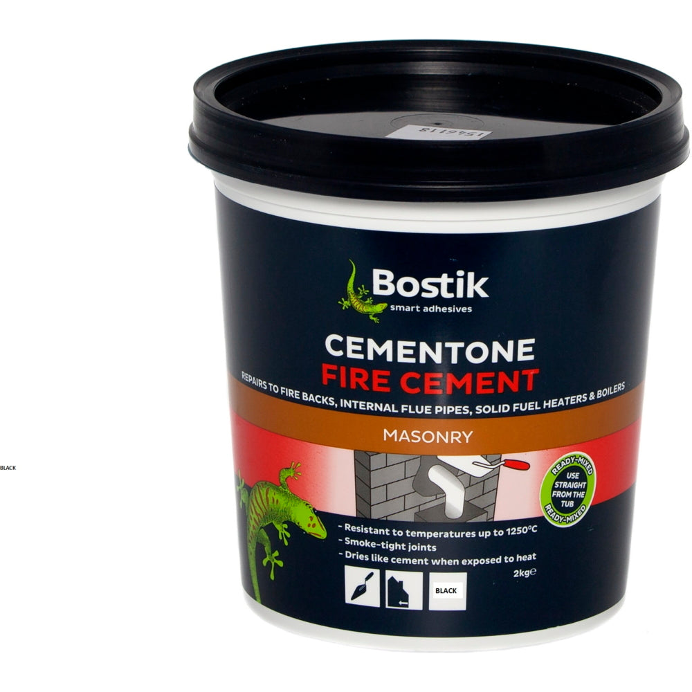 Bostik Cementone Fire Cement Black 2kg
