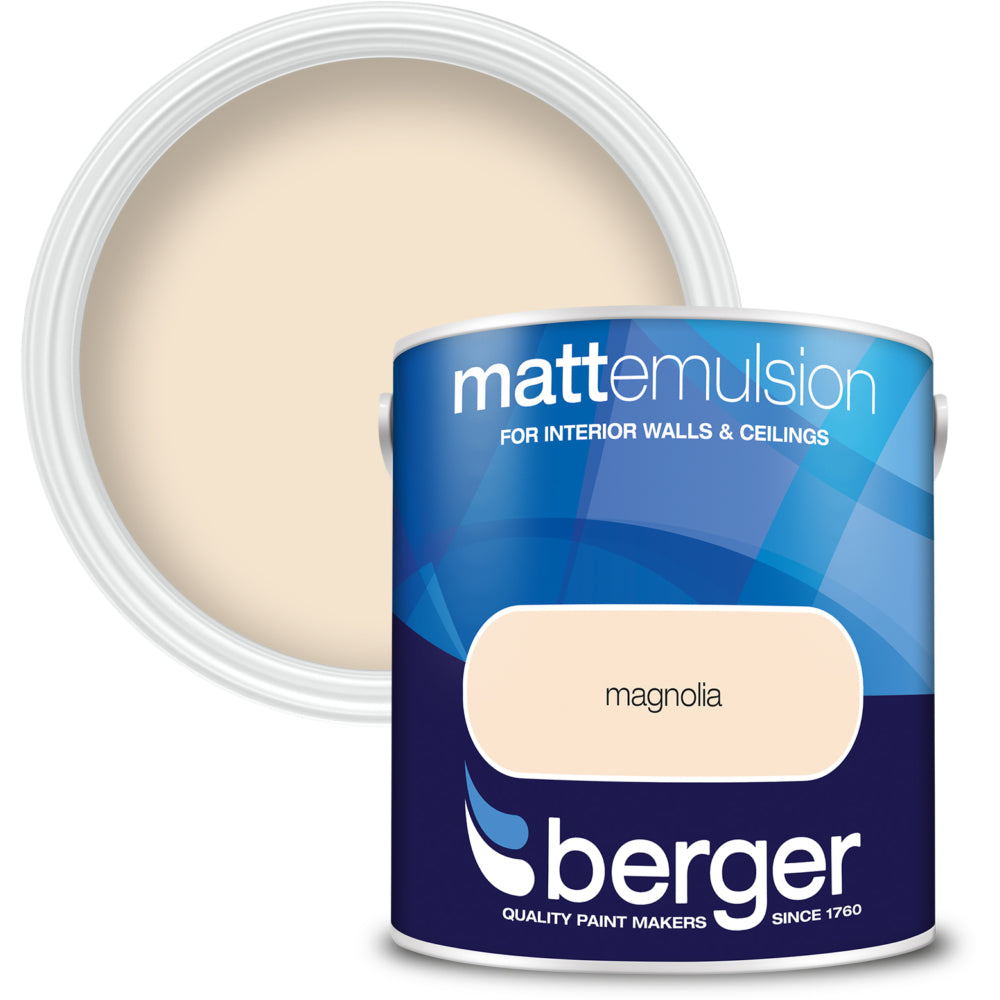 Berger Matt Emulsion Magnolia 2.5L