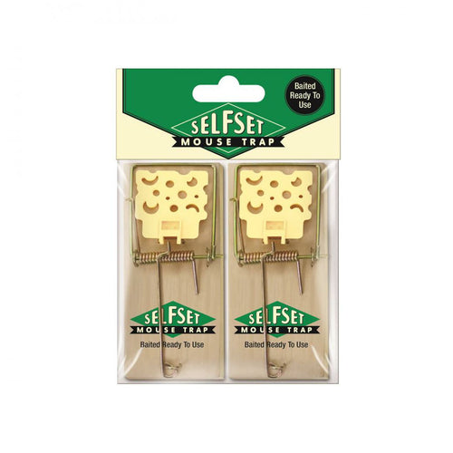 Self Set - Wooden Mouse Trap - Twin pack