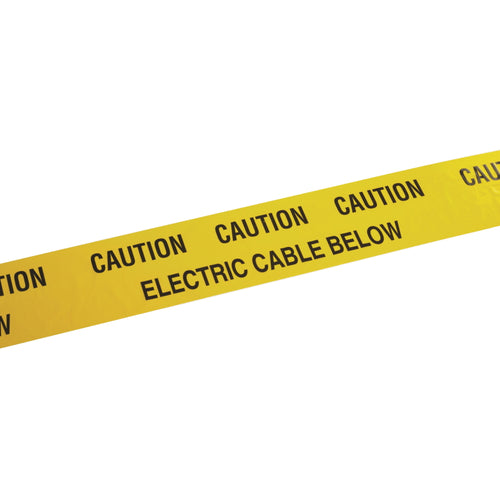 Ultra Grip Tape Caution Electric Cable 150mm x 365m