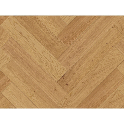 Herringbone Kylemore Oak Brushed & Matt Lacquered Engineered Flooring 18mm