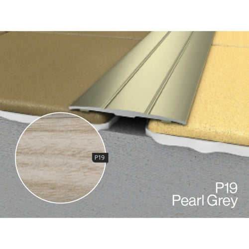 WRG 1 Flat Profile Self Adhesive P19 Pearl Grey 1800mm