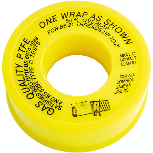 Gas PTFE Tape (Yellow)