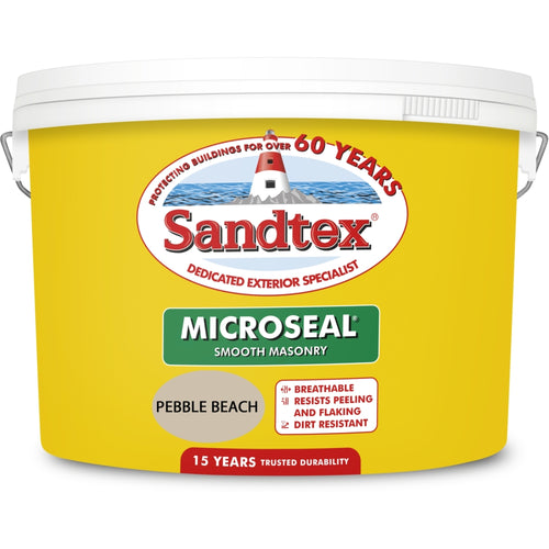Sandtex Microseal Smooth Masonry Pebble Beach 10L