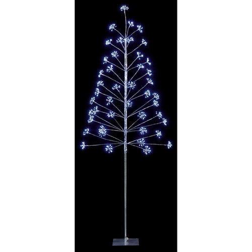 Premier - LED Microbrights Tree - Silver with White LEDs - 1.8m