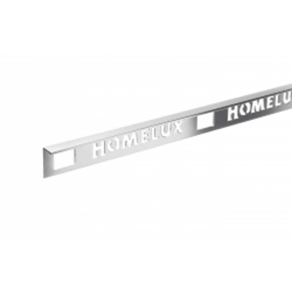 Homelux 12.5mm Straight Edge Silver 2.5m