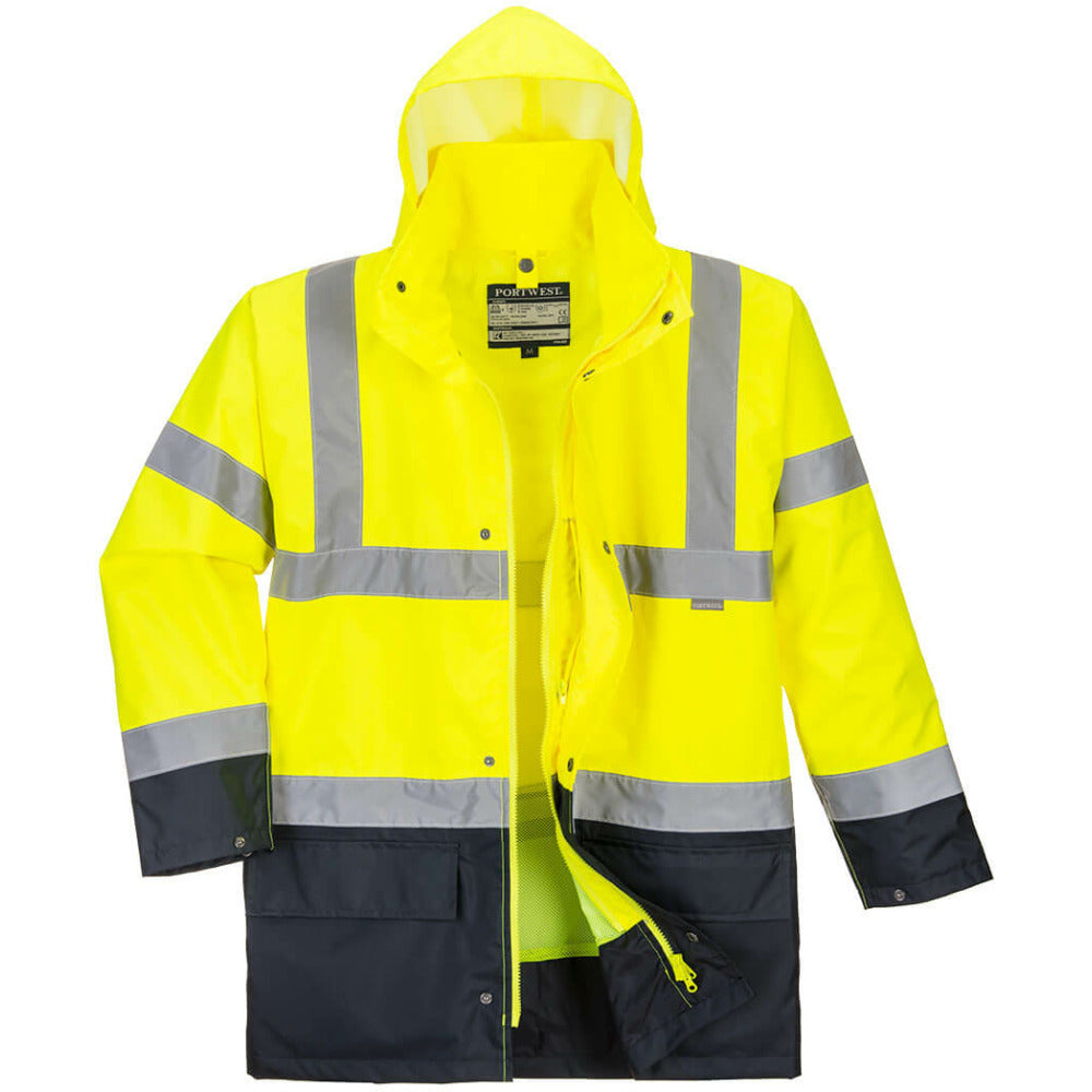 Portwest  - Essential 5-in-1 Two-Tone Jacket - Yellow/Black