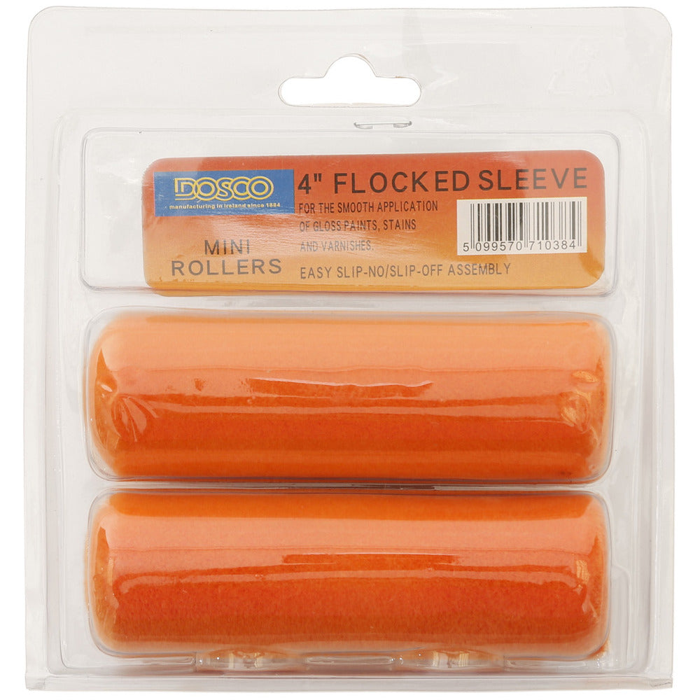 Dosco - 4\ Flock Roller Sleeve 2 Pack