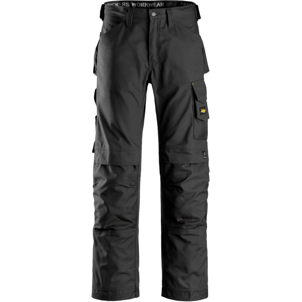 Snickers - Craftsmen Trousers, Canvas+ - Black\\Black