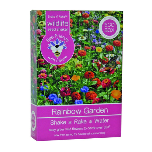 Shake n Rake™ Wildlife Seed Shaker 200g - Rainbow Garden