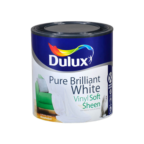 Dulux Vinyl Soft Sheen Pure Brilliant White 1L