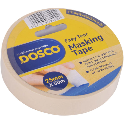 Dosco - Masking Tape 25mm x 50m
