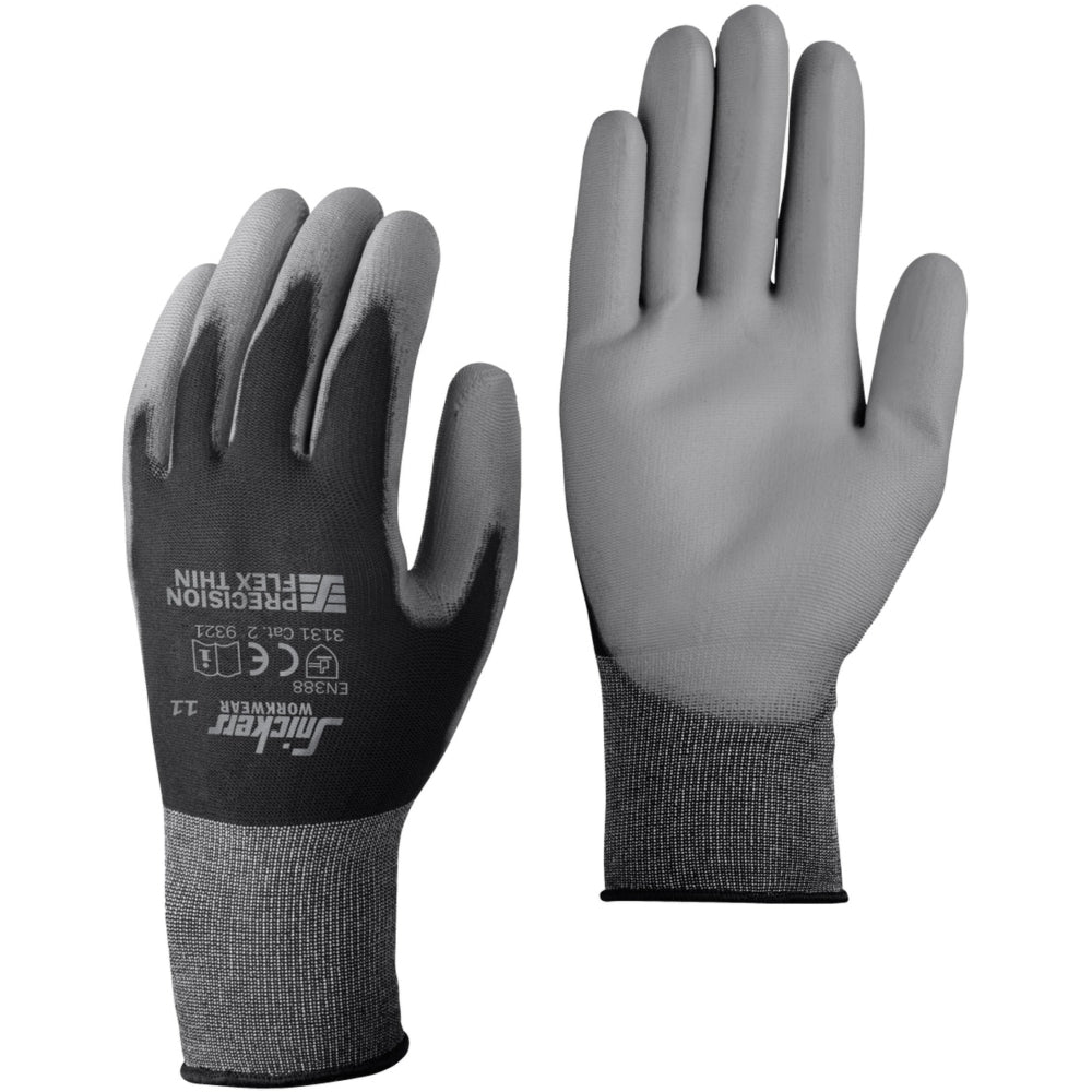 Snickers - Precision Flex Light Gloves - Black