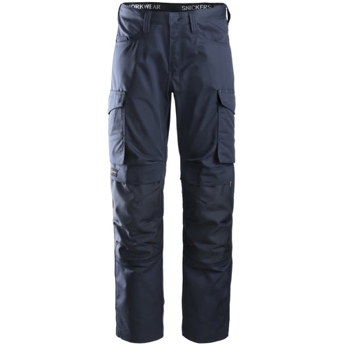 Snickers - Service, Trousers+ Knee Pockets - Navy\\Navy