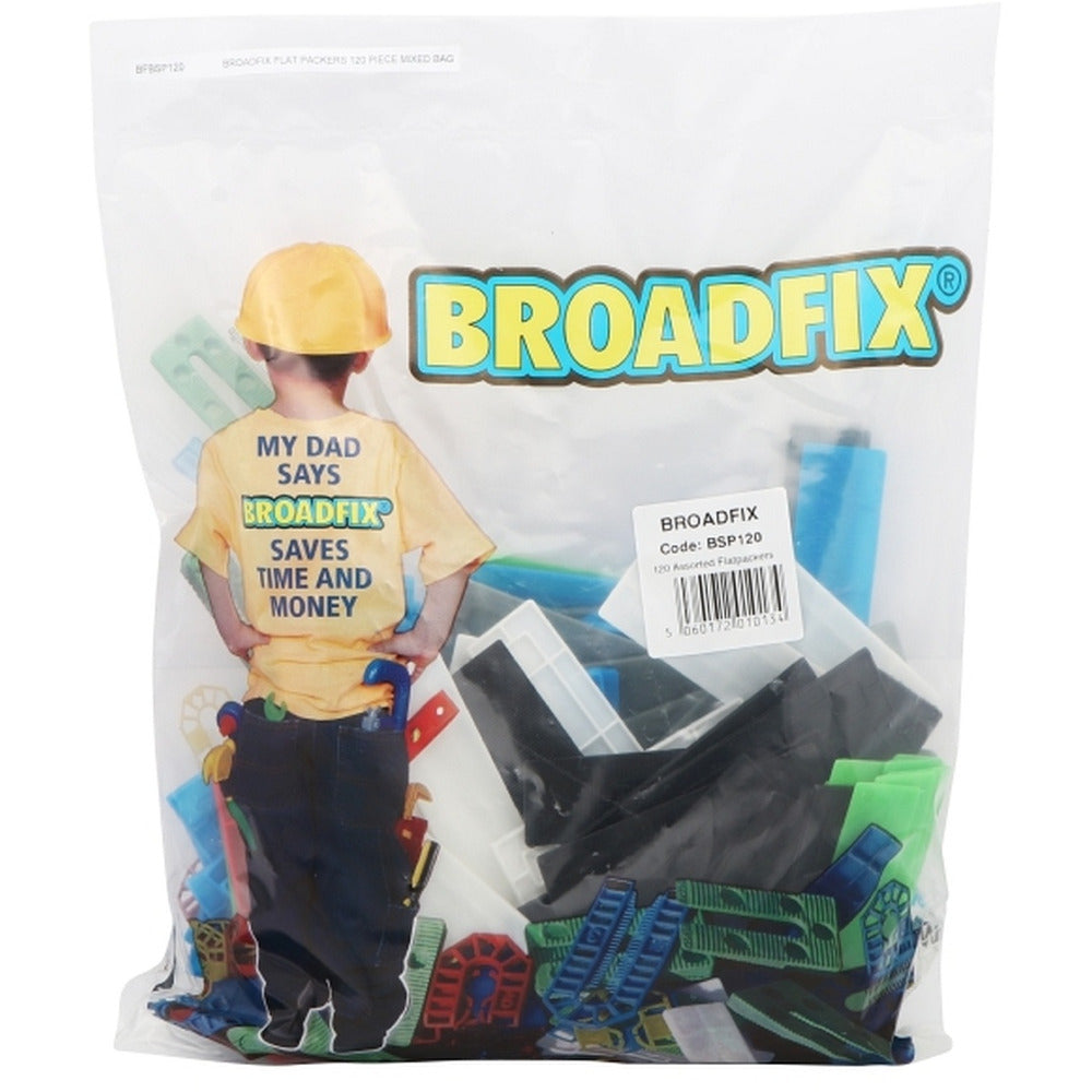 Broadfix - Flat Packers 120pce Mixed Bag 1-6mm