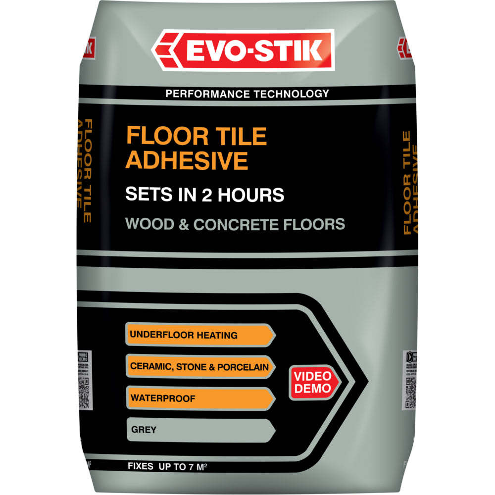 Evo Stik Tile A Floor Adhesive Stone & Porcelain 10kg