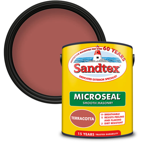 Sandtex Microseal Smooth Masonry Terracotta 5L