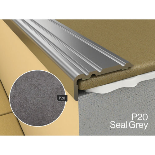 WRG 3 Flat Profile Self Adhesive P20 Seal Grey 1800mm